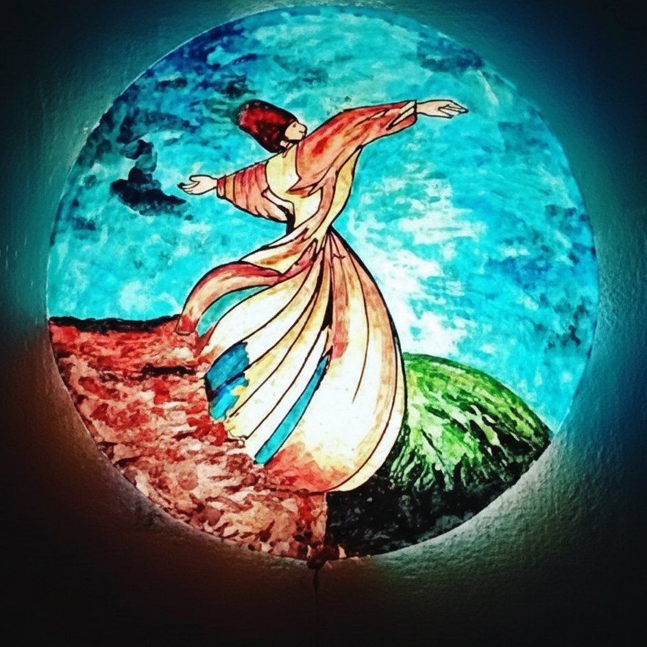 Rumi Sufi Whirling Print