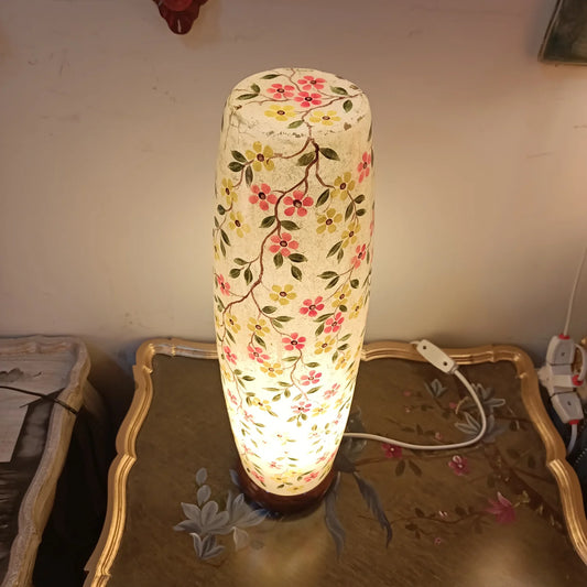 Floral Bells Glass Lamp