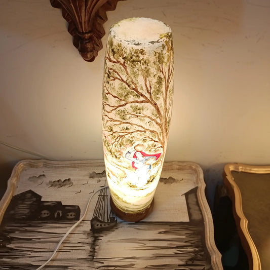 Village Grace Glass Lamp