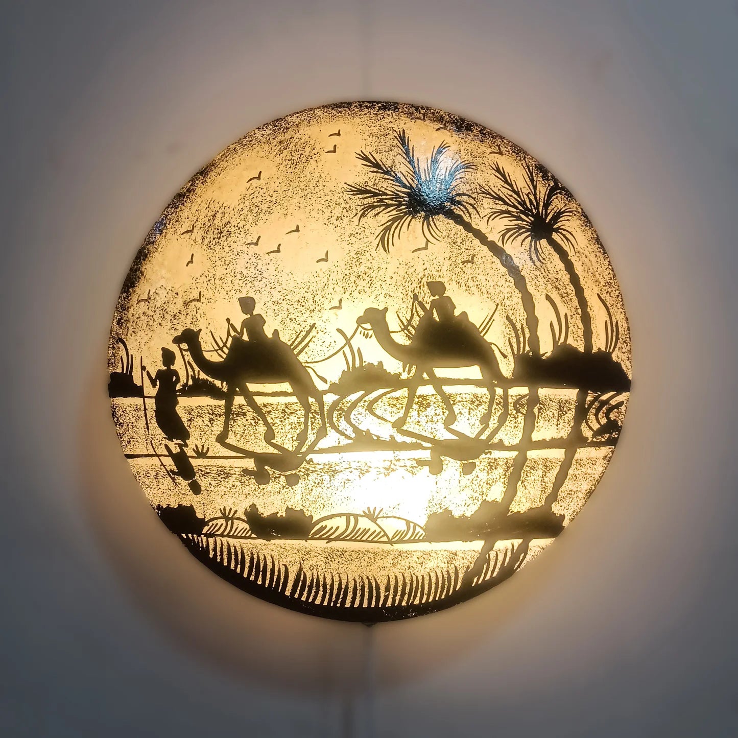 Camel Journey Painting Lamp