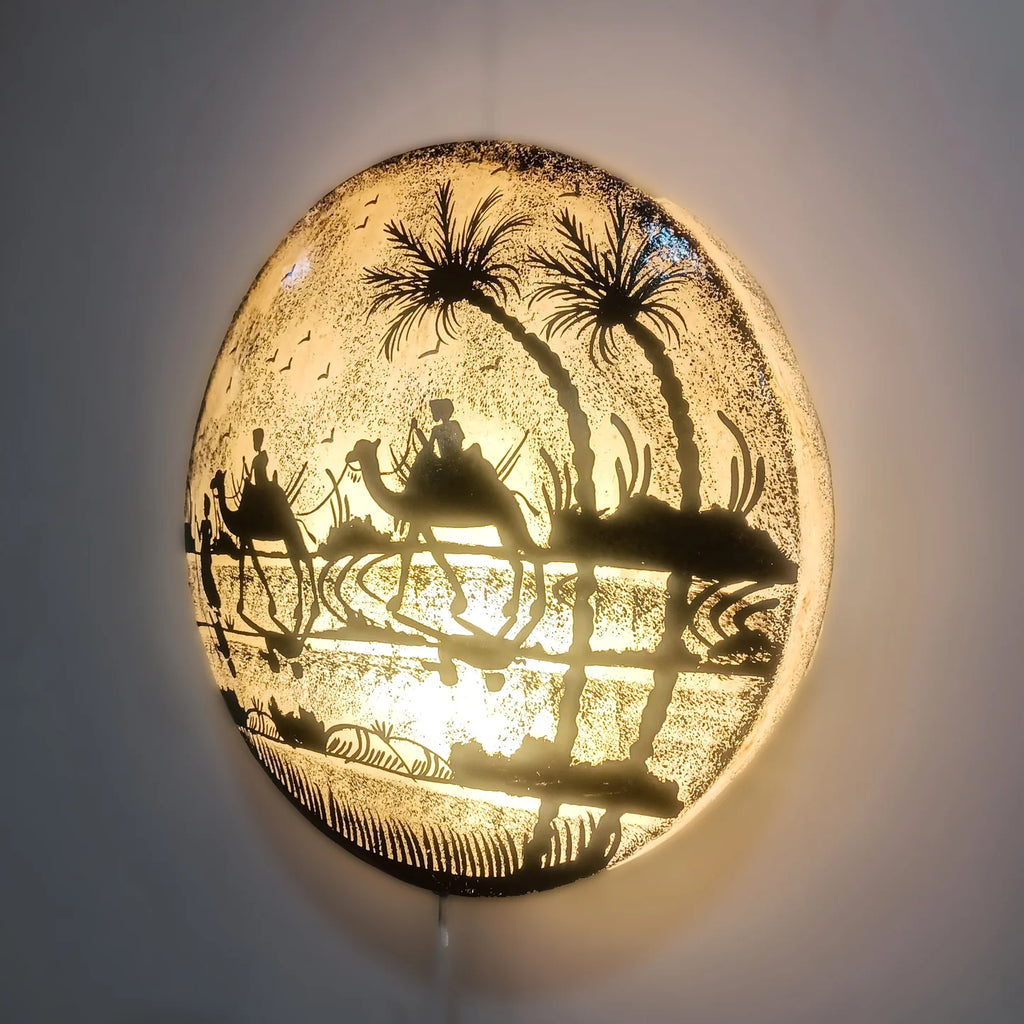 Camel Journey Painting Lamp