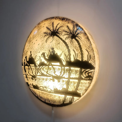 Camel Journey Painting Lamp