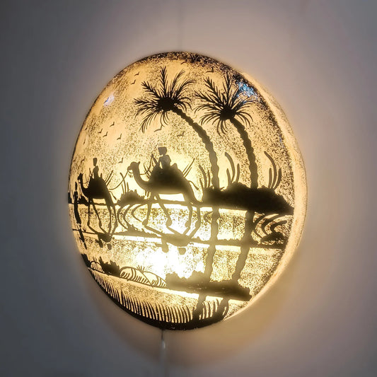 Camel Journey Painting Lamp
