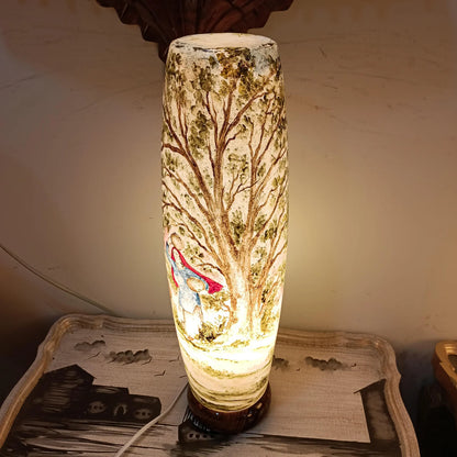 Village Grace Glass Lamp