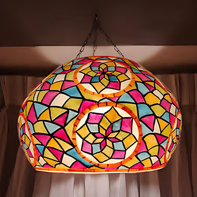 Colorful Camel Skin Lamp