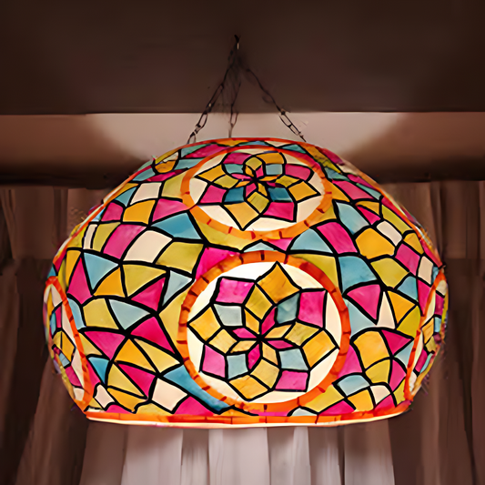 Colorful Camel Skin Lamp