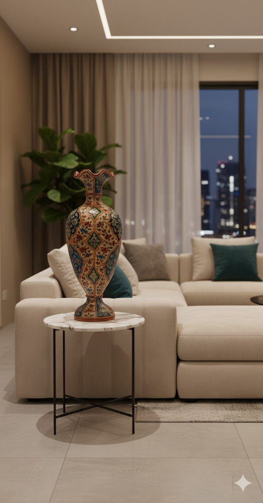 The Heritage Naqashi Camel Skin Amphora